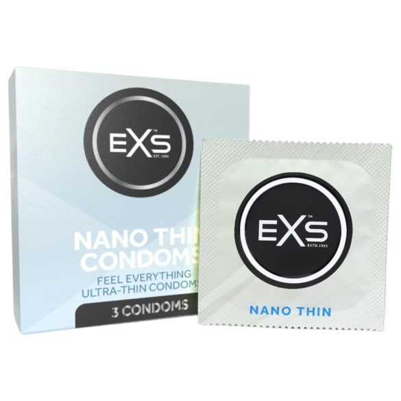 EXS Nano Thin - eriti õhuke kondoom - 3 tk