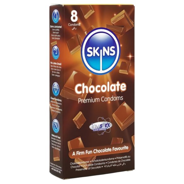 Skins - šokolaadi kondoomid (8 tk)