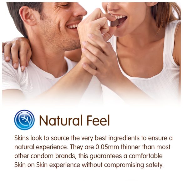 Skins - šokolaadimaitselised kondoomid - 8 tk