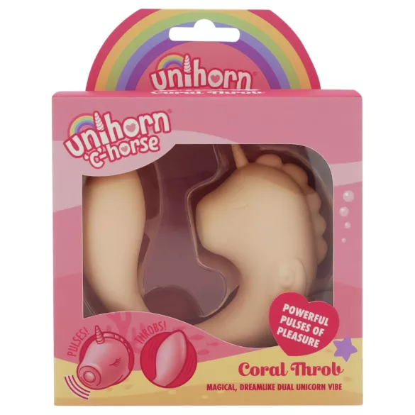 Unihorn C-Horse - G-punkti ja kliitori vibraator (korall)