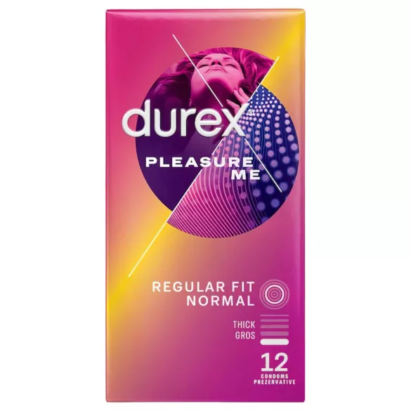 Durex Pleasure Me - tekstuuriga kondoomid - 12 tk