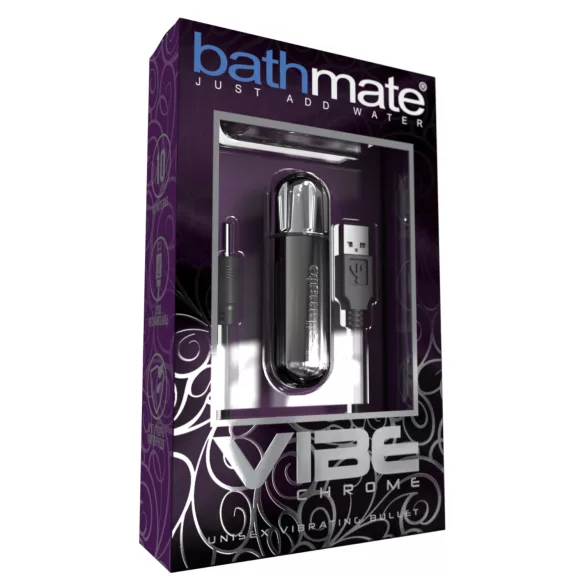 Bathmate Vibe - akutoitega vibreeriv muna (hõbedane)