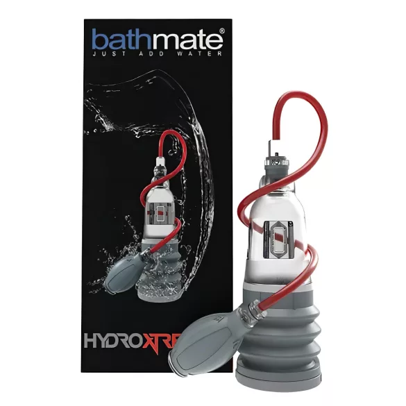 BathMate Xtreme Hydromax 3 - peenisepump komplekt - läbipaistev