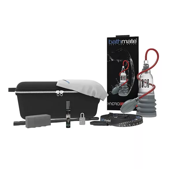 BathMate Xtreme Hydromax 3 - peenisepump komplekt - läbipaistev