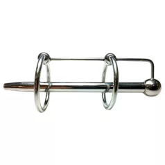   Rouge - dilataator topelt rõngaga - roostevaba teras - hõbedane