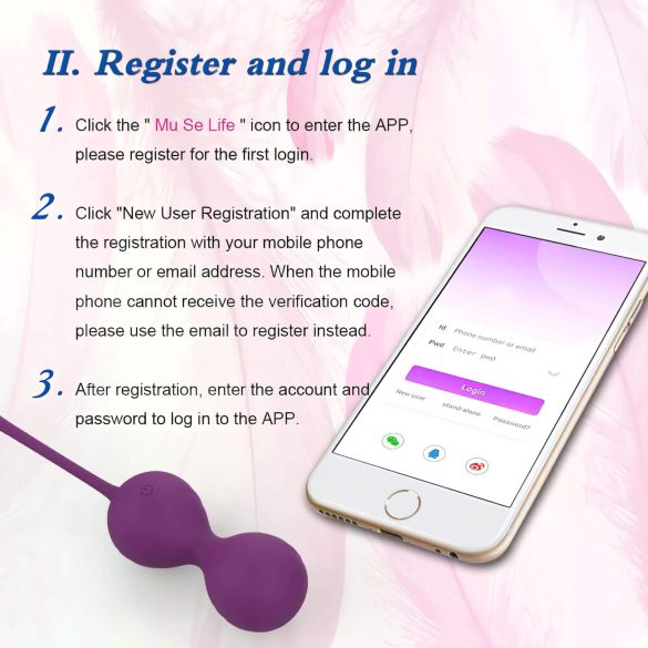 Lonely Winni - vibraator muna - nutikas juhtimine - roosa