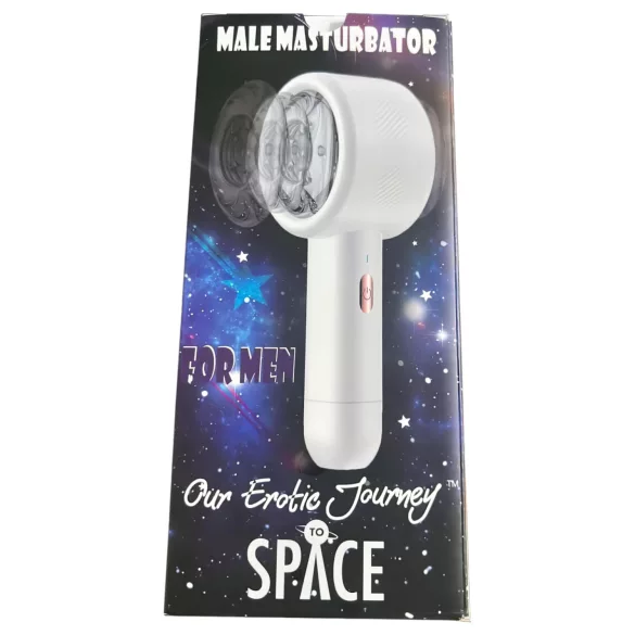 Lonely Space - akupatareiga masturbaator - üles-alla liikumine - valge