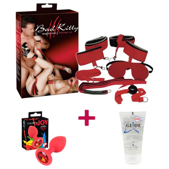 BDSM algajate sidumis komplekt (3-osaline)