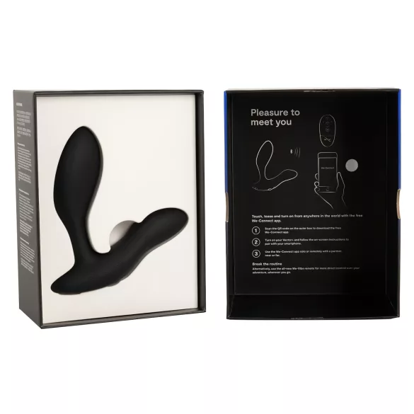 We-Vibe Vector+ - rakendusega juhitav anaalseksvibraator (must)
