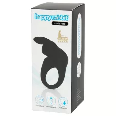   Happyrabbit - vibraatoriga erektsioonirõngas - laetav - must