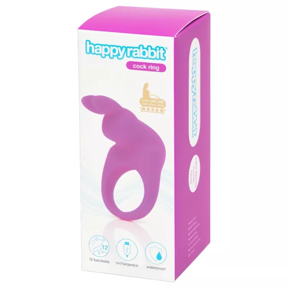 Happyrabbit - vibro munandirõngas - laetav - lilla