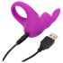 Happyrabbit Cock - akuga vibro-peeniserõngas (lilla)