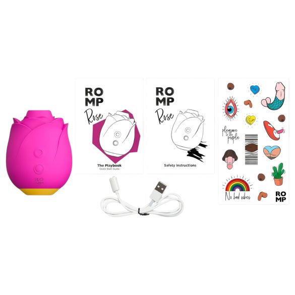 ROMP Rose - õhuimpulsi roosivibraator - roosa