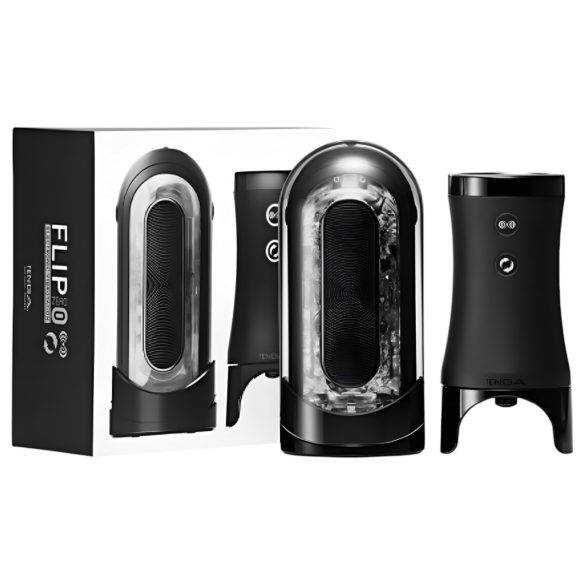 TENGA Flip 0 Electronic - automaatne masturbaator - must