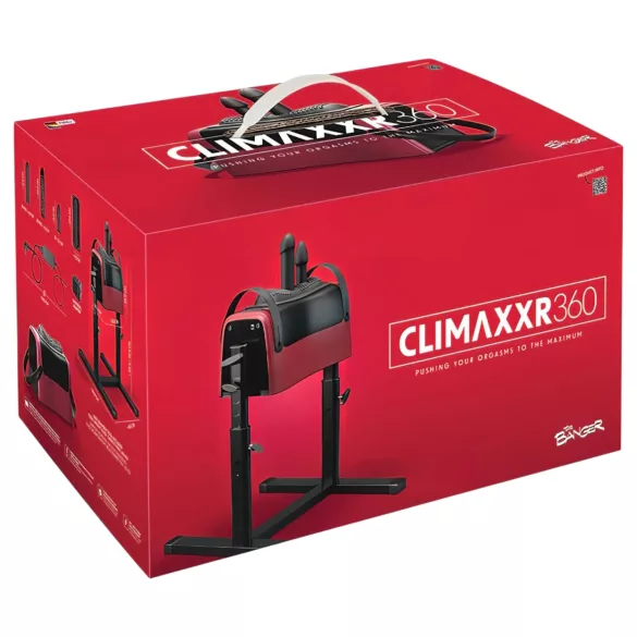 The Banger CLIMAXXR360 - võrgutoitel seksmasin 360° istmega ja 2 mootoriga