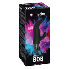 mystim Hop Hop Bob E-Stim - laetav elektro-vibraator (must)