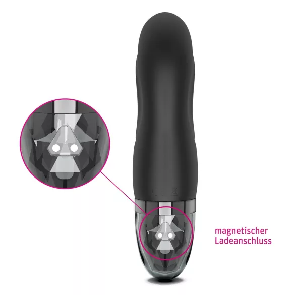 mystim Hop Hop Bob E-Stim - laetav elektro-vibraator (must)