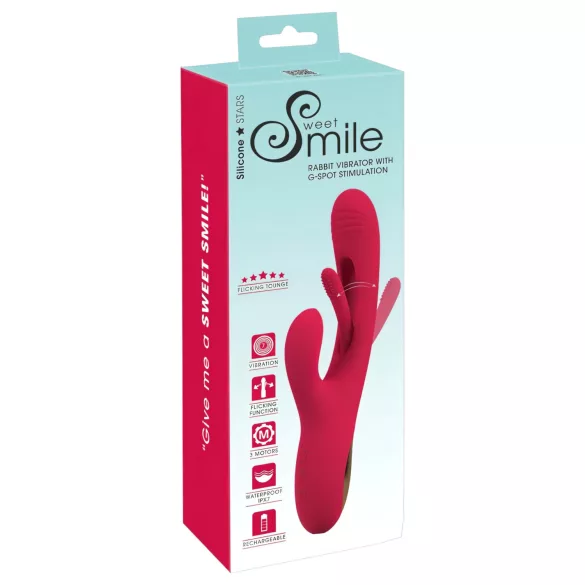 Smile - kliitorivibraator keelekestaga - punane