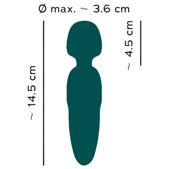 You2Toys Petite - akuga massaaživibraator - roheline