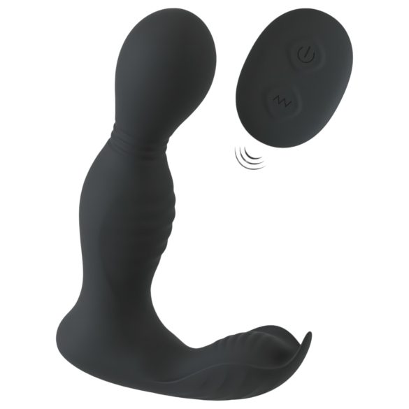 Rebel - kaugjuhtimisega 2in1 prostata vibraator (must)