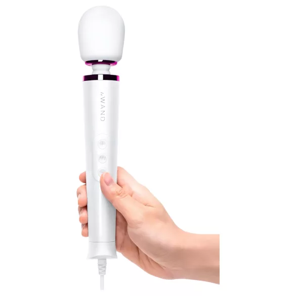 Le Wand Petite Plug-In - võrgutoitega massaaživibraator - valge