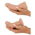 You2Toys - rihmaga kinnitatav dildokomplekt (naturaalne)