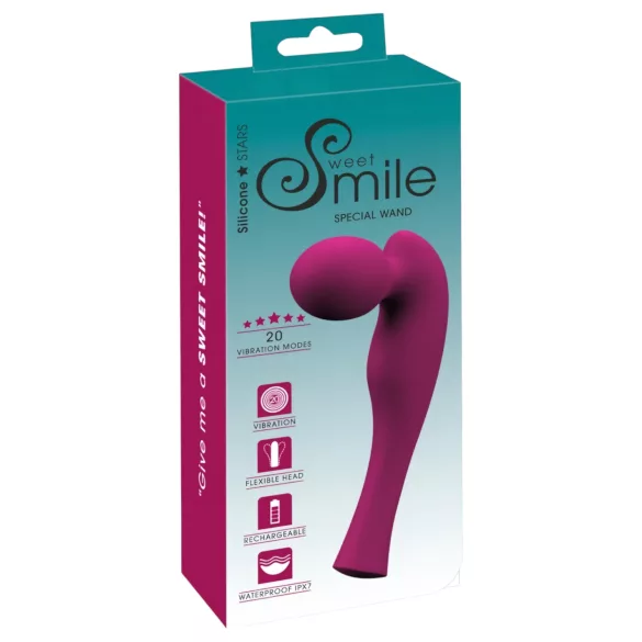 SMILE Special Wand - aku vibraator massažiks - roosa