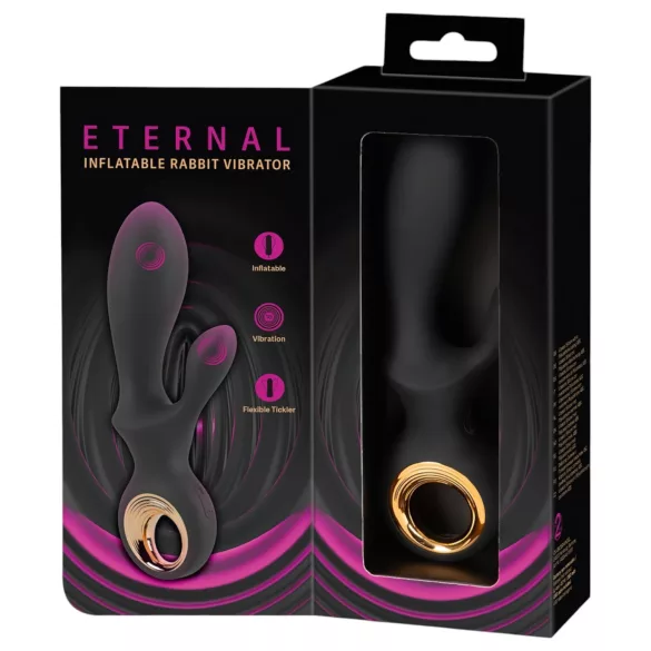Eternal - vibreeriv pumpatav kliitorstimulaator - must