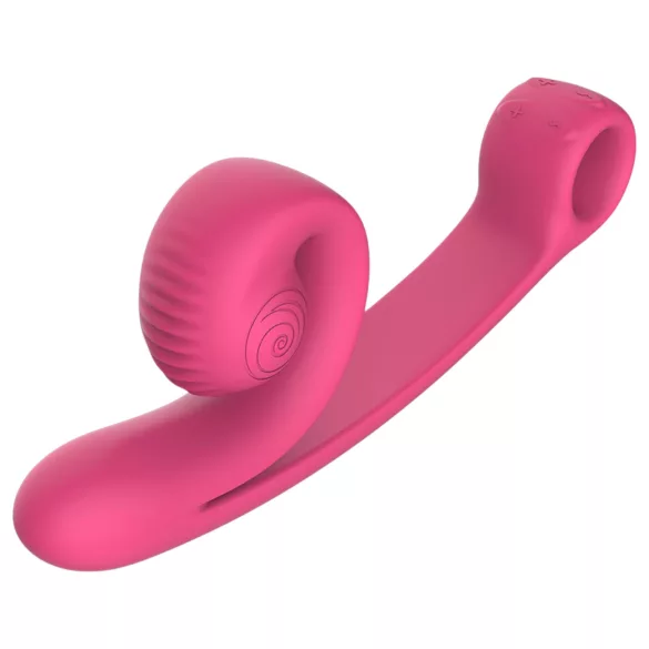 Snail Vibe Curve - 2in1 kliitorivibraator (roosa)