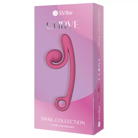 Snail Vibe Curve - 2in1 kliitorivibraator (roosa)