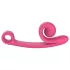 Snail Vibe Curve - 2in1 kliitorivibraator (roosa)