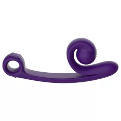 Snail Vibe Curve - 2in1 kliitorivibraator ja dildo - lilla