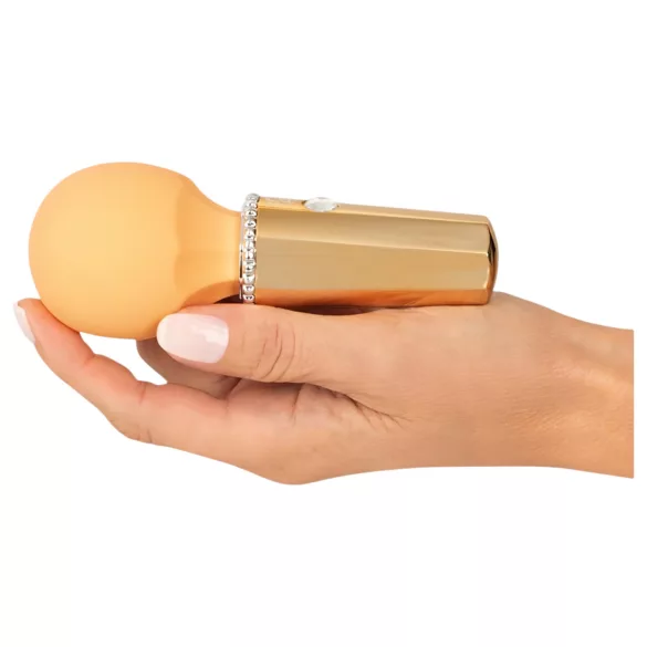 You2Toys - mini wand vibraator - akuga - kollane