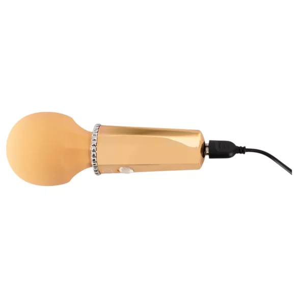 You2Toys - mini wand vibraator - akuga - kollane
