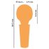 You2Toys Mini Wand - akuga massaaživibraator (kollane)