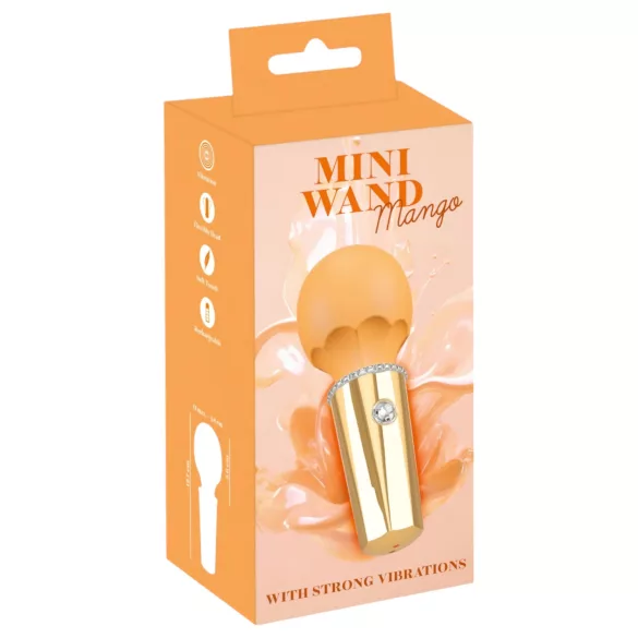 You2Toys - mini wand vibraator - akuga - kollane