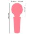 You2Toys Mini Wand - akuga masseeriv vibraator (roosa)
