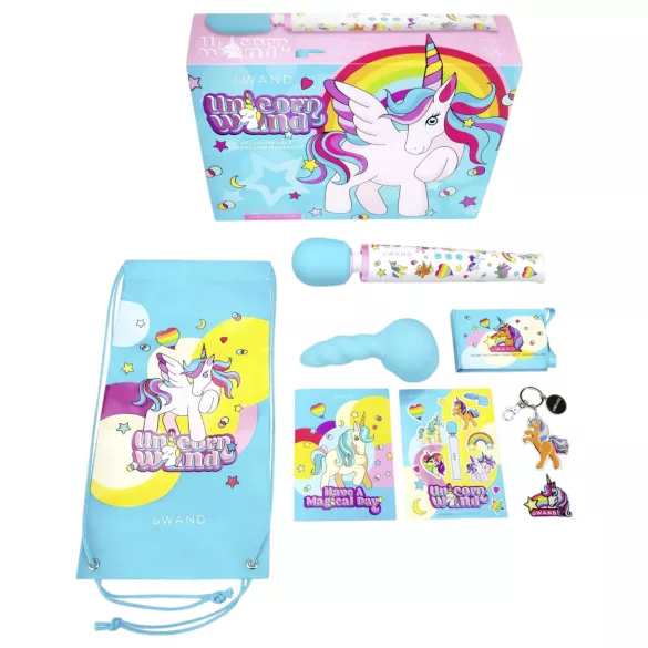 le Wand Unicorn - massaaživibraator komplekt - vikerkaar