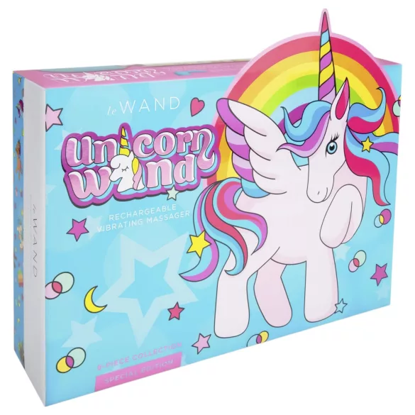 le Wand Unicorn - massaaživibraator komplekt - vikerkaar