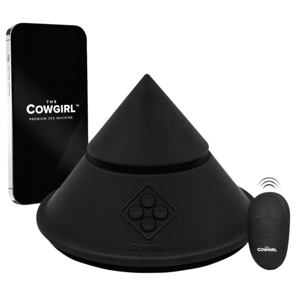Cowgirl koonus - nutikas seksimasin (must)