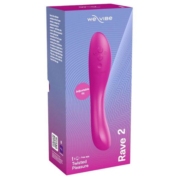 We-Vibe Rave 2 - G-punkti vibraator - laaditav - roosa