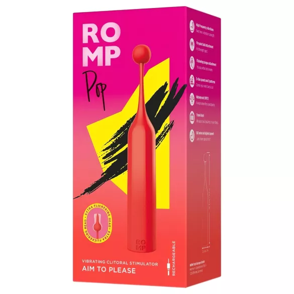 ROMP Pop - mini kliitori vibraator - punane