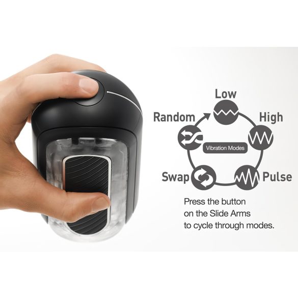 TENGA Flip Zero - võimas masturbaator (must)
