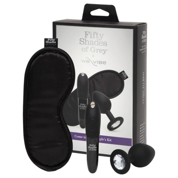 Viiskümmend halli varjundit Come To Bed - komplekt - 3 tk (must)