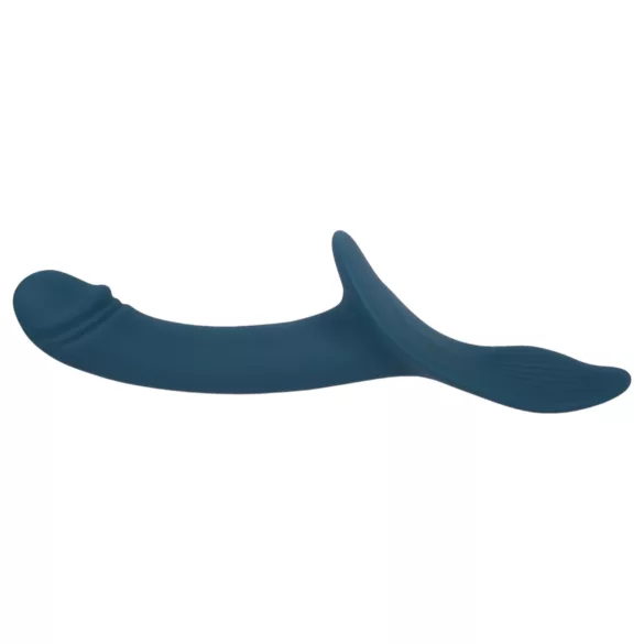 You2Toys - strap-on vibraator komplekt - must-sinine