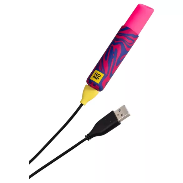 ROMP Lipstick - akuga õhuvibraator kliitorile - roosa