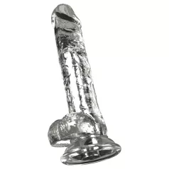 Crystal - vibraator iminapaga (läbipaistev)