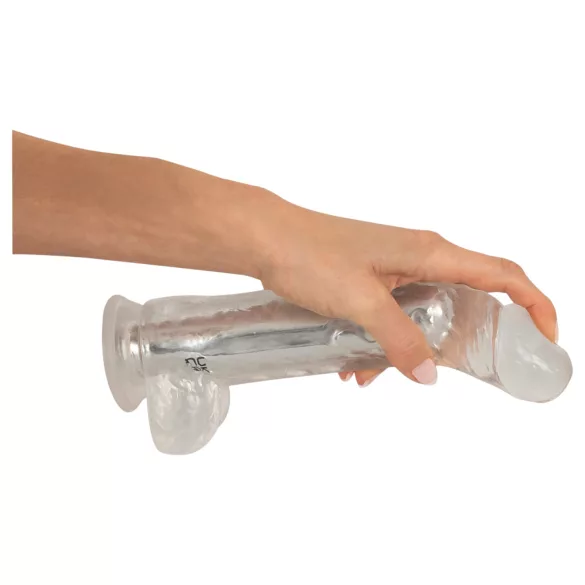 Crystal - vibraator iminapaga (läbipaistev)
