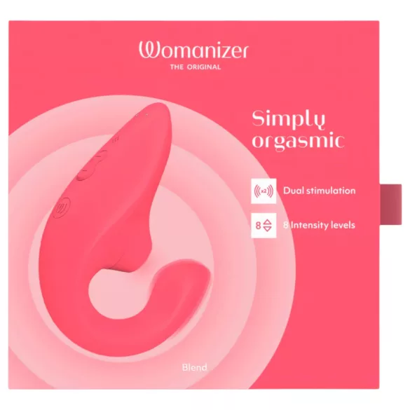 Womanizer Blend - G-punkti vibraator ja kliitoristimulaator (korall)