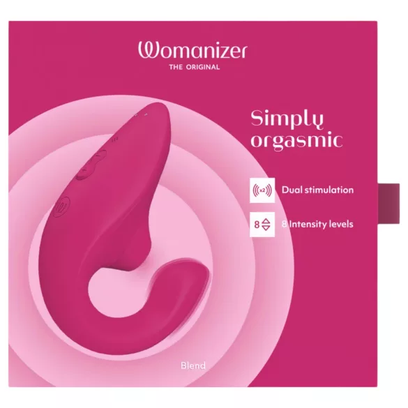 Womanizer Blend - G-punkti vibraator ja kliitoristimulaator (roosa)
